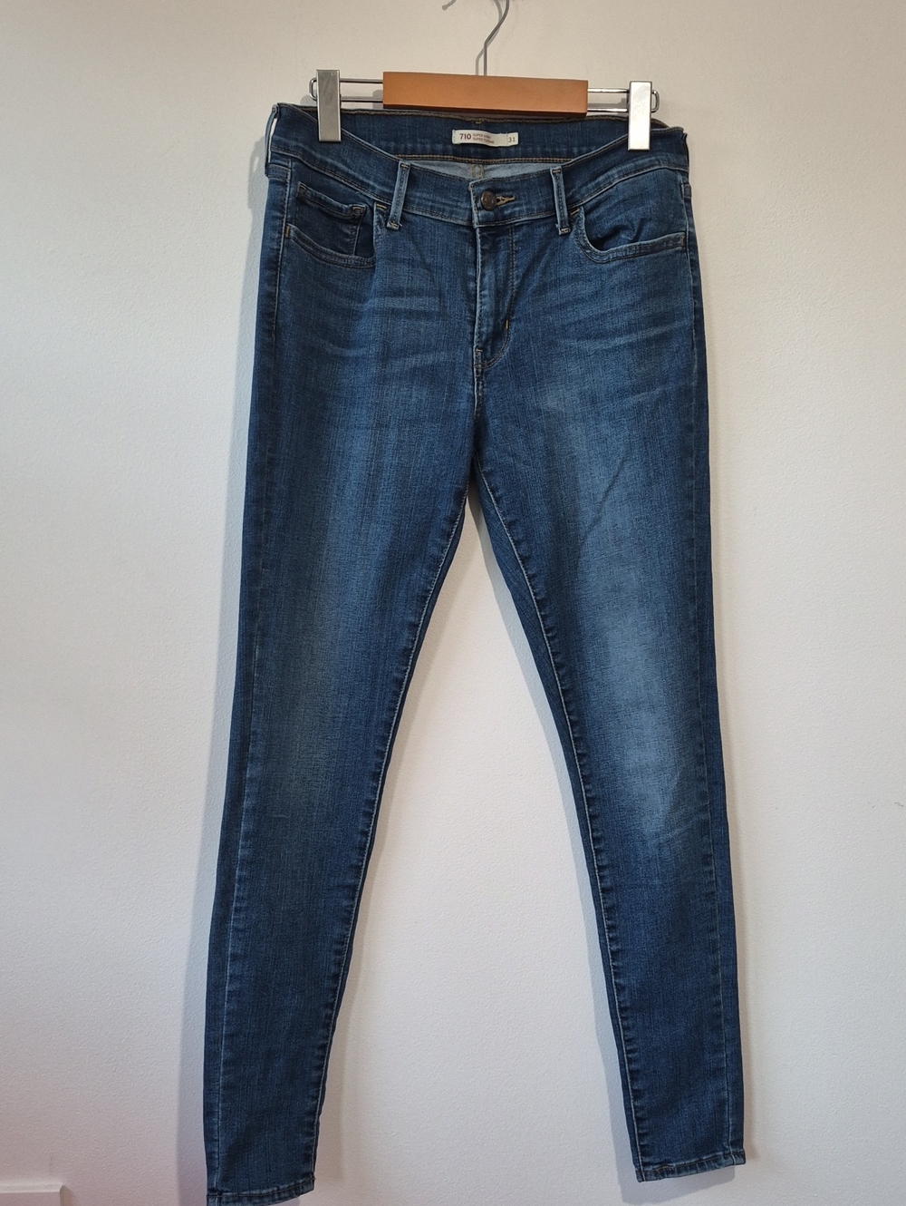 LEVI STRAUSS 710 SUPER SKINNY BLUE JEAN